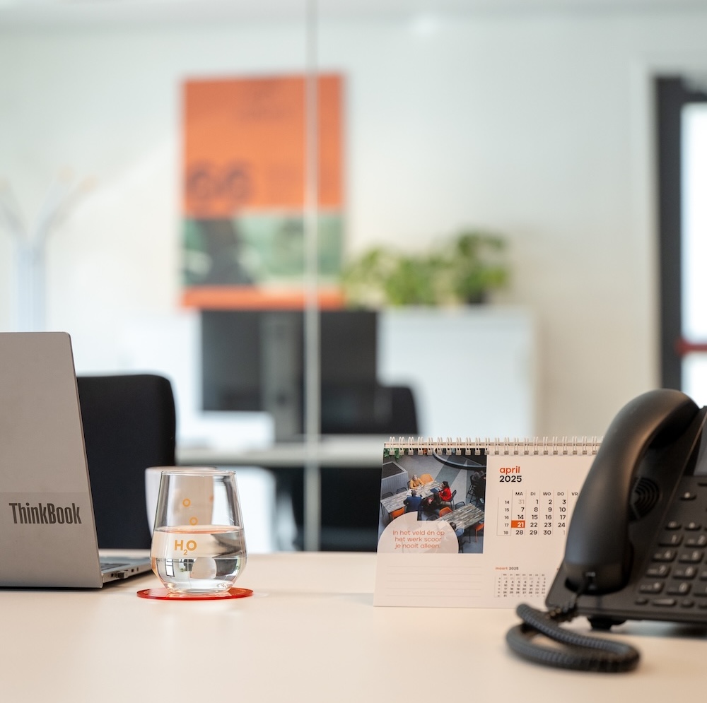 Sfeerbeeld in kantoor bij liberoo Hub